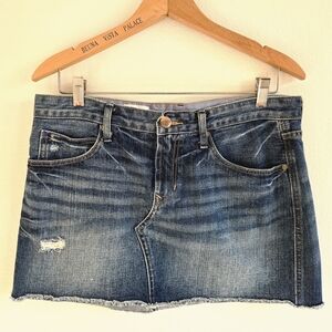Classic Blue Denim Mini Skirt